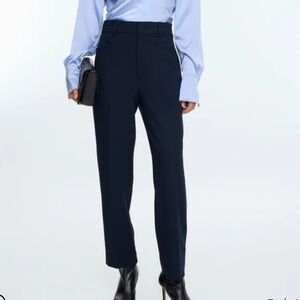 Vanilia black tapered leg pants made in Italy size 42